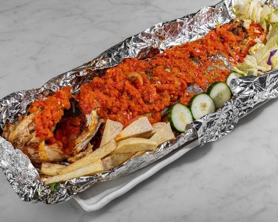 Grilled cat fish