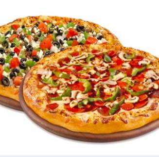 2 Large Pizzas