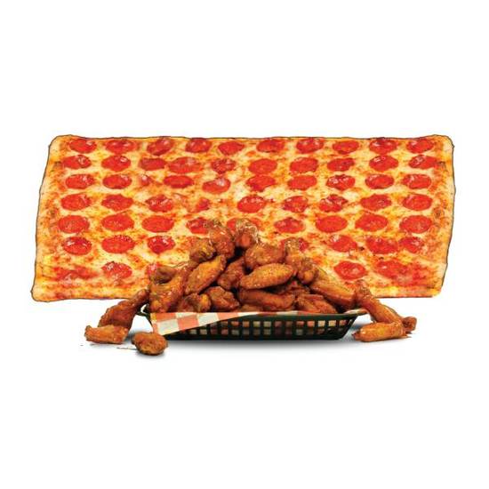 Party Size Pizza with WIngs Deal