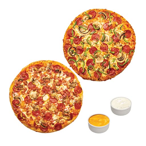 2 Large Pizzas