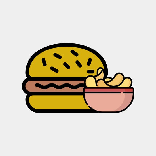 Mexican Burger with Chips
