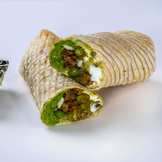 Chole Aloo Tikki Wrap