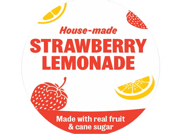Strawberry Lemonade Large Fountain Drink