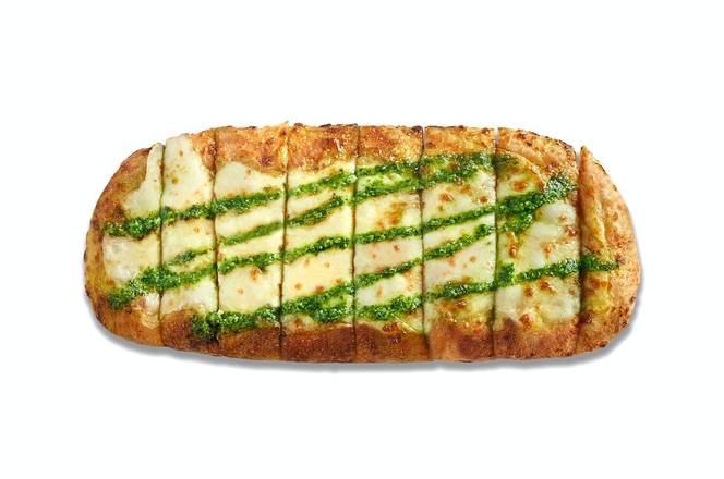 Pesto Garlic Cheesy Bread
