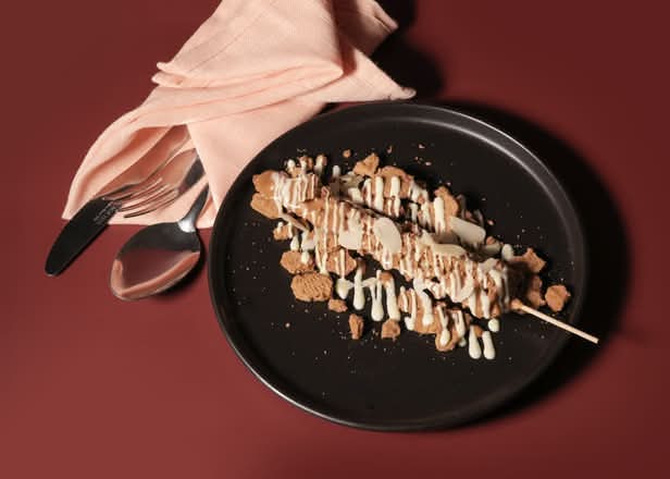 Lotus Biscoff Waffle on Stick