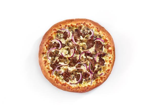 12" Medium BBQ Steak Pizza