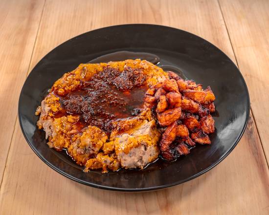 Ewa Agonyi with plantain
