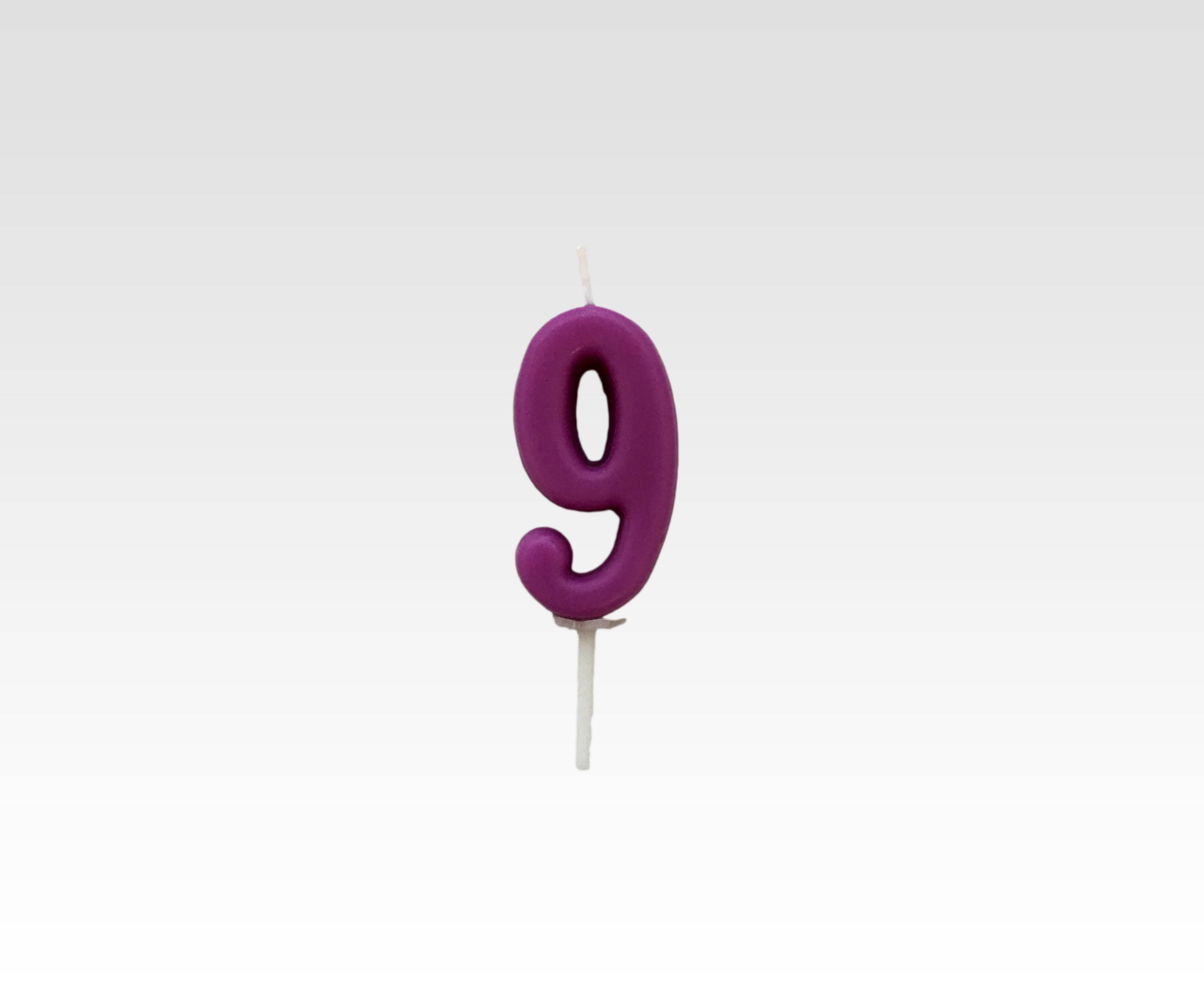 Number 9 Candle