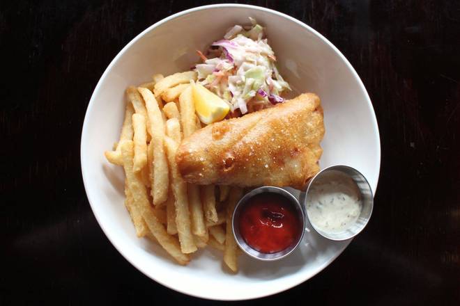 Beer Battered Fish N' Chips (1pc or 2pc)