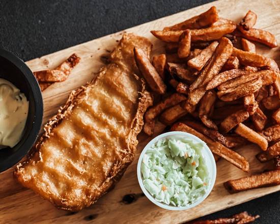 Assiette FISH & CHIPS Courteau