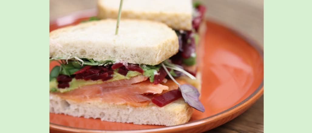 Smoked Salmon Sandwich