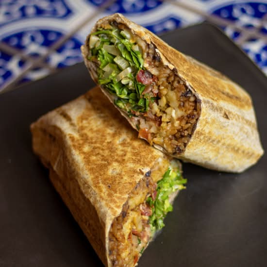 Burrito aux crevettes / Shrimp burrito