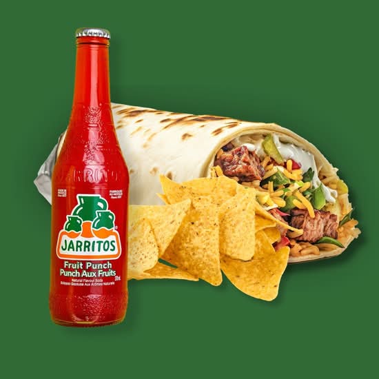 Grand burrito combo / Large Burrito Combo