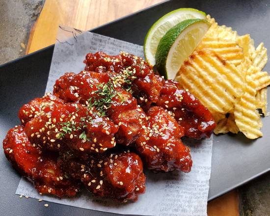 Karaage Chicken Thigh with Korean Sauce (1lb) (YangNyeomChicken)