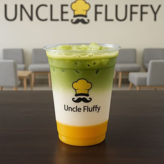 Iced Mango Matcha Tea Latte