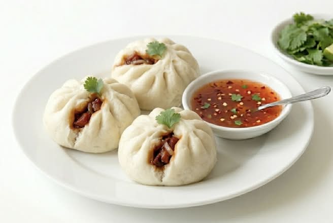 BBQ Pork Bun (Sio Pao) (3 pcs)