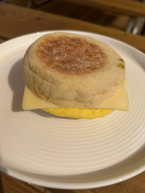 Veggie Egg and Cheese On English Muffin
