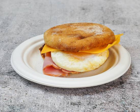 Sausage Egg and Cheese On English Muffin