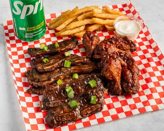 Short Rib & Wing Combo