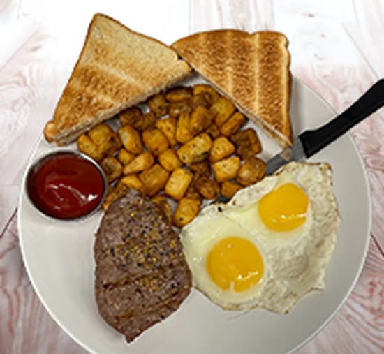 SIRLOIN STEAK AND EGGS