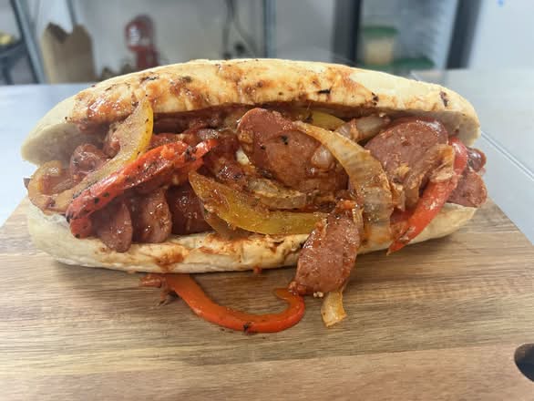 Mild Italian Sausage Sandwich