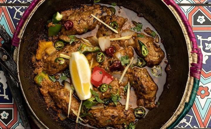 Chicken Kebab Karahi