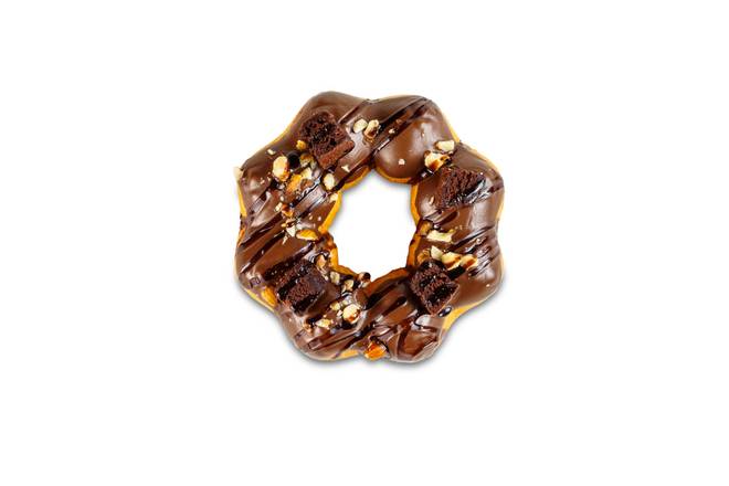CHOCOLATE BROWNIE MOCHI DONUT