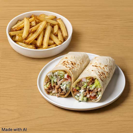 2 Shawarma Wrap Special