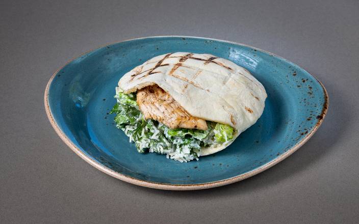 Peri Chicken Caesar Pita On Its Own