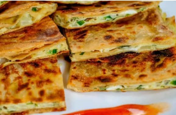 Egg Parantha Plate