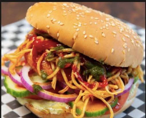 Veg Noodle Burger