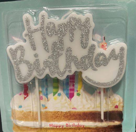 "Happy Birthday" Cake Topper