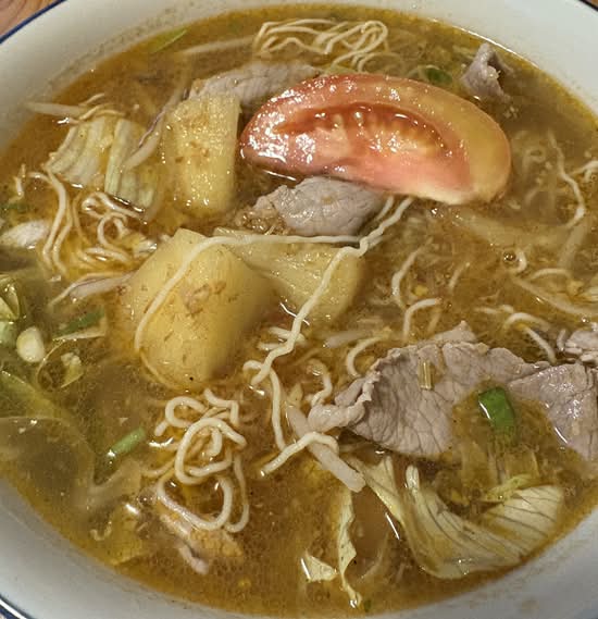 126. Sate Beef with Noodles