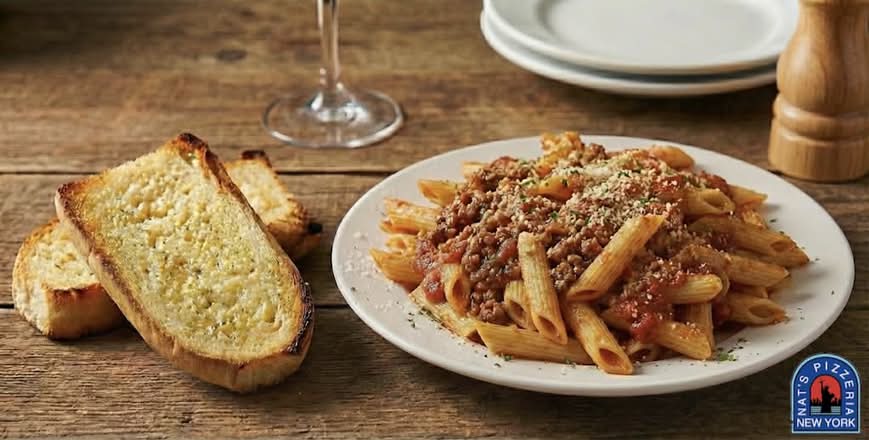 Penne with Meat Sauce