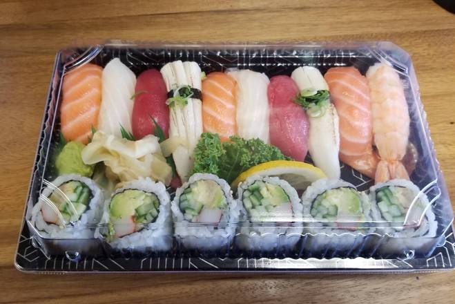 Sushi B  10 pcs Nigiri Sushi, California PCs California Roll