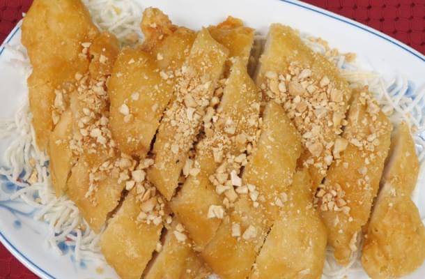 19. Breaded Almond Chicken