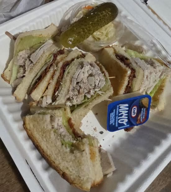 Chicken Club Sandwich Plate