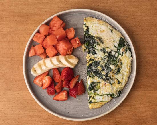 Parmesan Kake Egg White Omelette