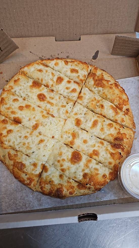 12" Round cheesy Garlic fingers