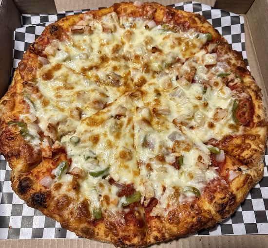 Grilled Chicken Pizza