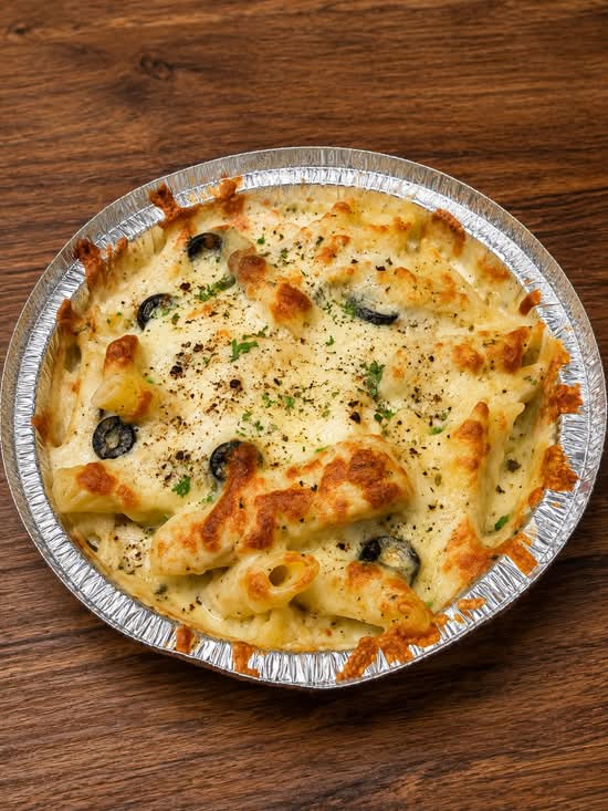 Cheesy Chicken Alfredo Pasta
