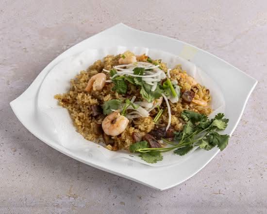 47. Vietnamese Fried Rice with BBQ Pork, Shrimp, and Egg