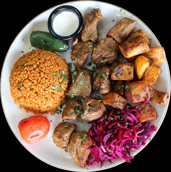 Kuşbaşi Kebab (Shish Veau en Cubes)