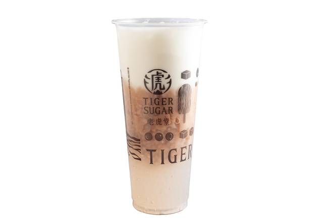 Taro Sago Milk w/Cream Mousse (Large Only) / Taro Sago Milk w/cream(Large)