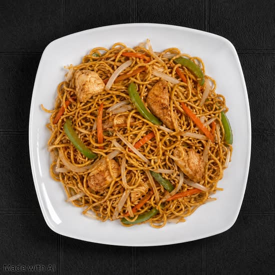 40B. Chicken Stir-Fried Chow Mein