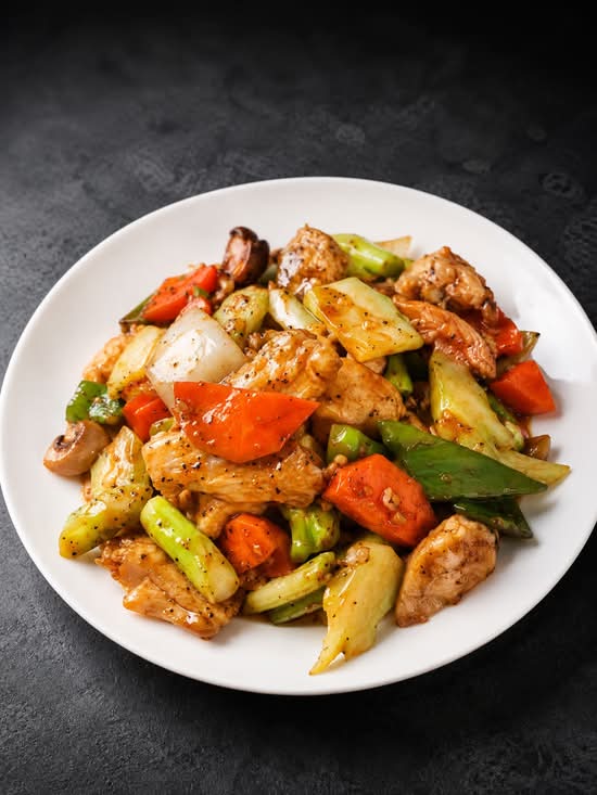 56. Hot Pepper Chicken