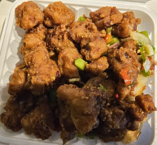 56. Spicy Dry Garlic Spare Ribs
