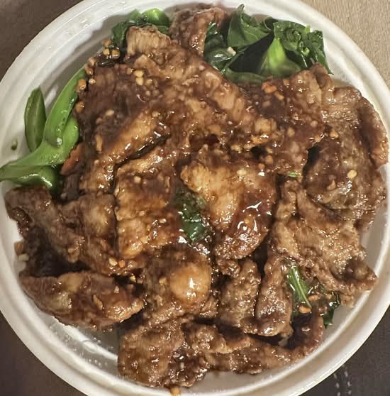 59.Sliced Beef with Kai Lan