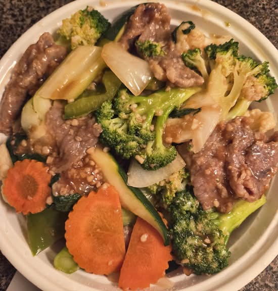 Sliced Beef Chop Suey