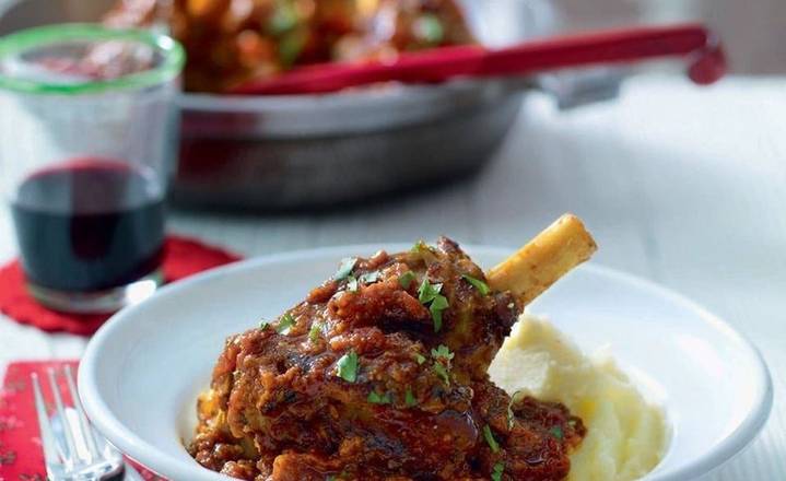 CURRY DE Jarret d'agneau+RIZ NATURE /  LAMB SHANK CURRY+RICE